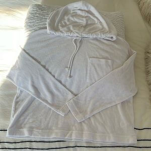 Gap terrycloth boxy sweatshirt